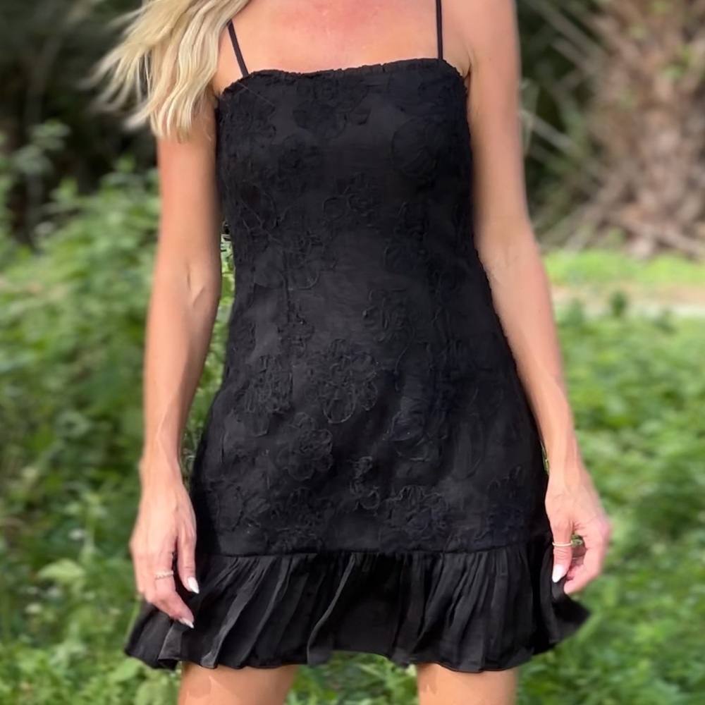 Elegant Black Mini Dress